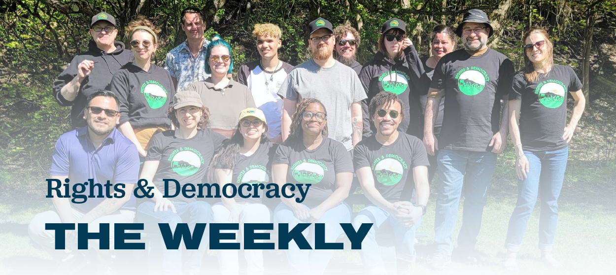 The Weekly: Build your canvassing skills with us this week!